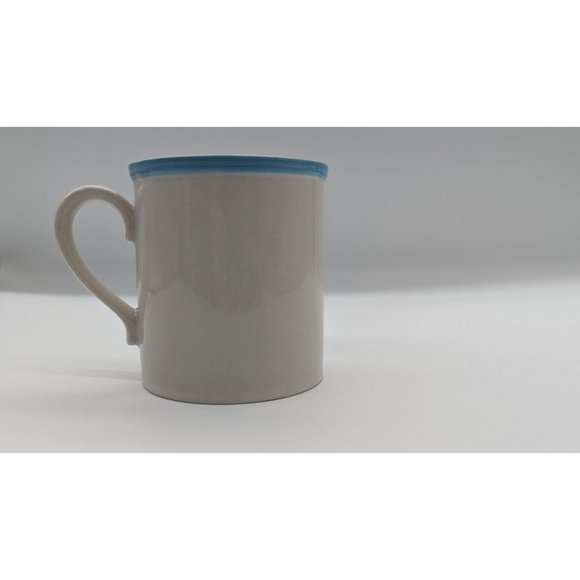 Vintage Holly Hobbie Blue Girl Mug 2 Kids and Geese Sweet Japan Stoneware - Picture 5 of 12